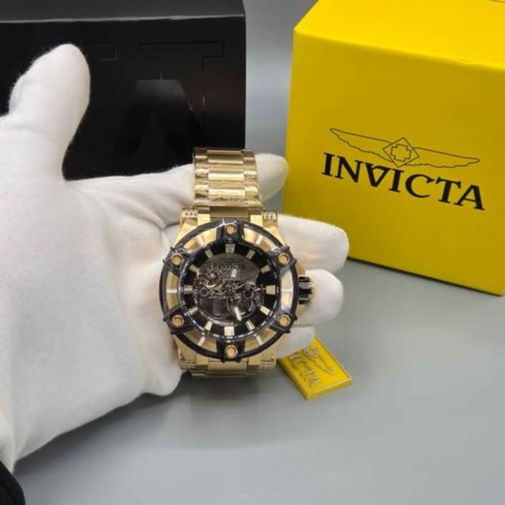 Invicta Bolt Phantom Automatic Men's Watch - 52mm, Gold